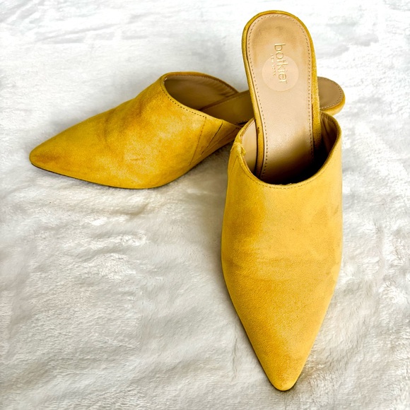 BOTKIER NY Paley Suede Pineapple Kitten Heel Mule--6.5 - Picture 1 of 13
